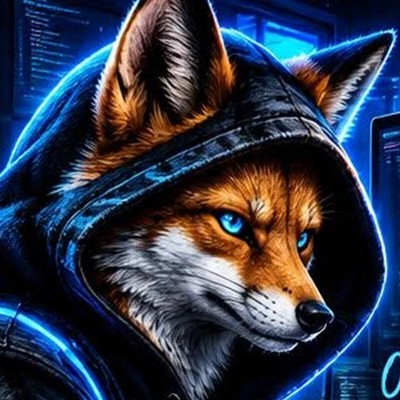 Mascote da GNU23 Digital Labs: uma raposa de capuz